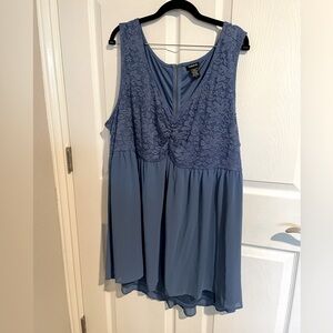 Torrid Dusty Blue Top